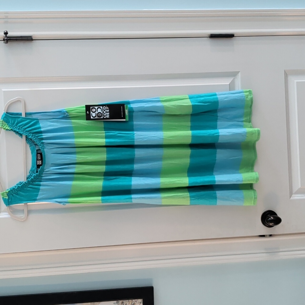 Brand New Coco Reef Turquoise Midi Dress